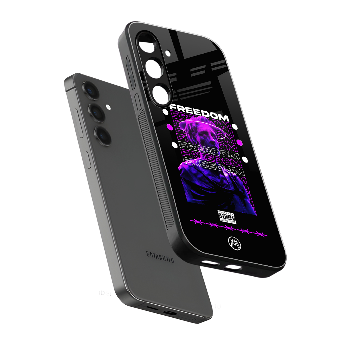 freedom back phone cover | glass case for samsung galaxy s25 plus