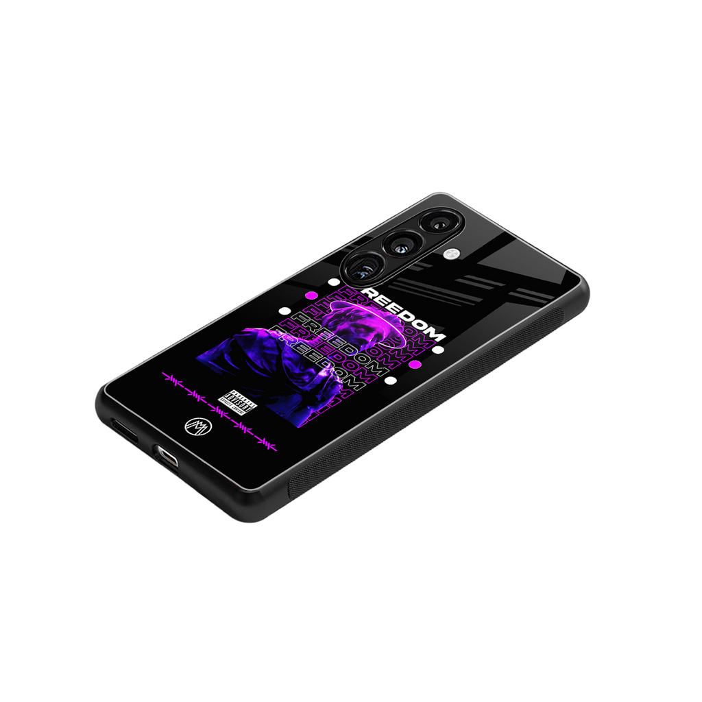 freedom back phone cover | glass case for samsung galaxy s25 plus