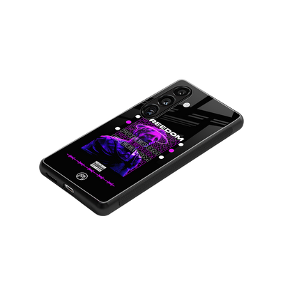 freedom back phone cover | glass case for samsung galaxy s24 plus