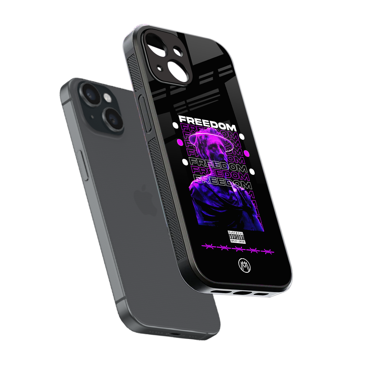 freedom back phone cover | glass case for iphone 15