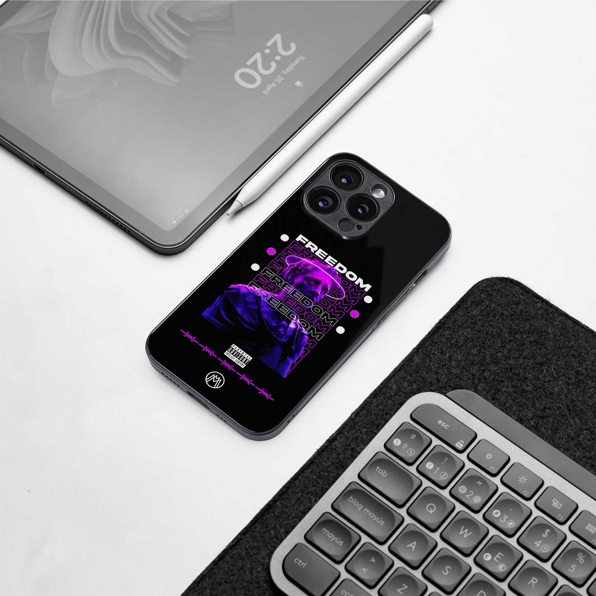 freedom back phone cover | glass case for iphone 13 pro max