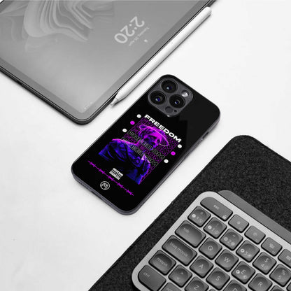 freedom back phone cover | glass case for iphone 13 pro max