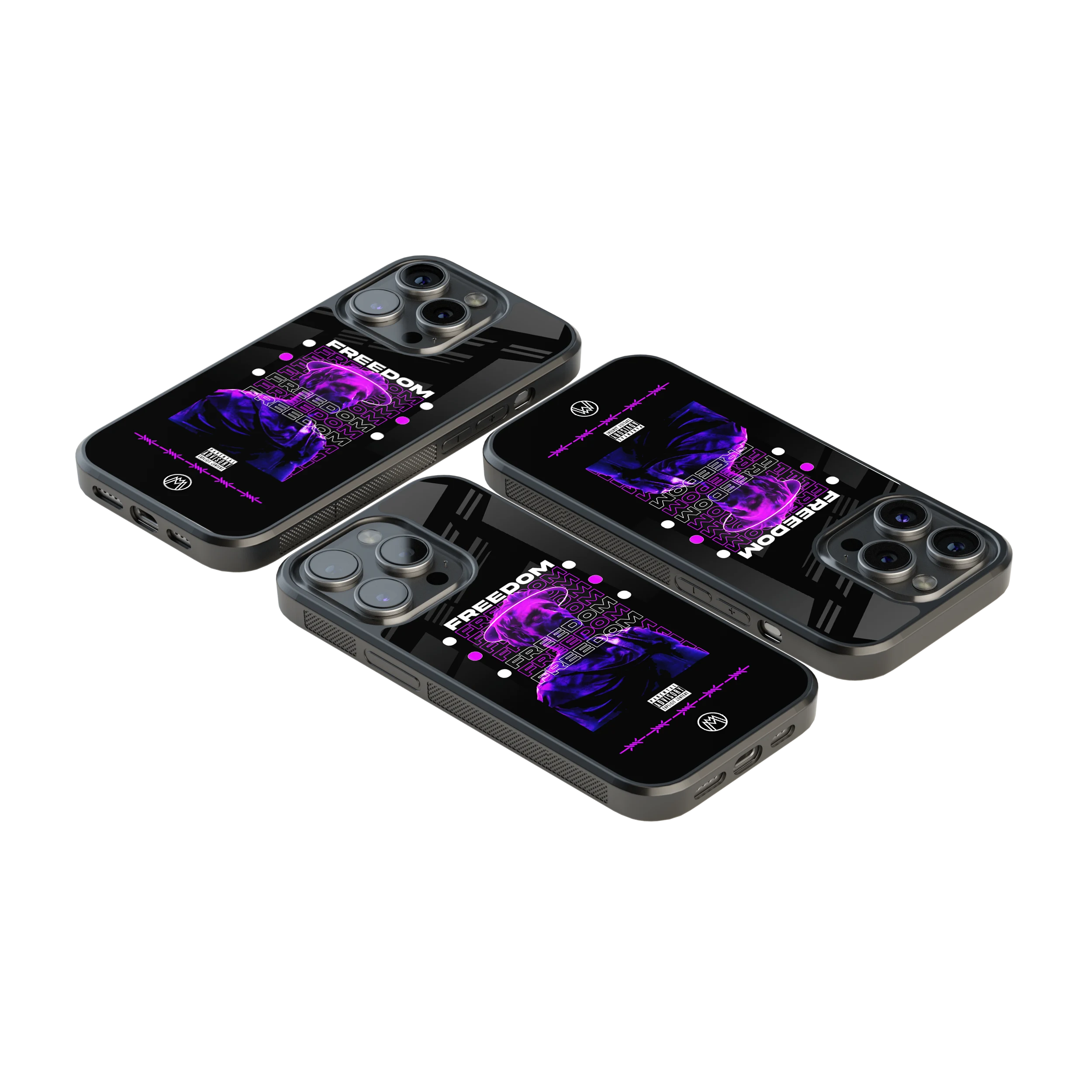 Luxury Glass Back Mobile Cover for iPhone, Samsung Galaxy, OnePlus, Pixel, Redmi & More