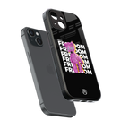 freefall back phone cover | glass case for iphone 13 mini