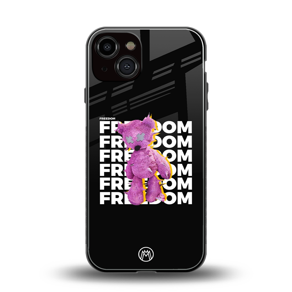 freefall back phone cover | glass case for iphone 13