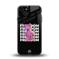 freefall back phone cover | glass case for iphone 13