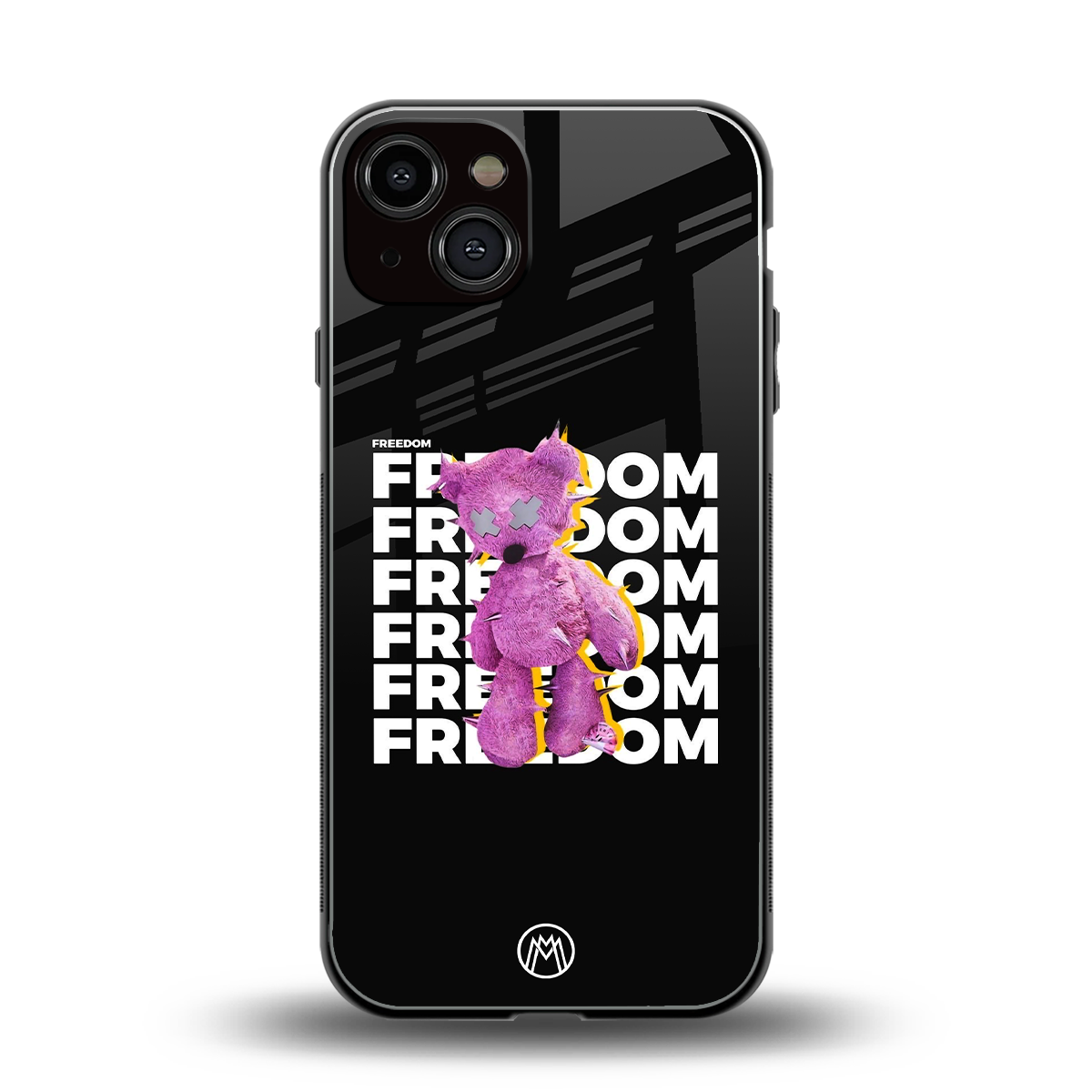 freefall back phone cover | glass case for iphone 13