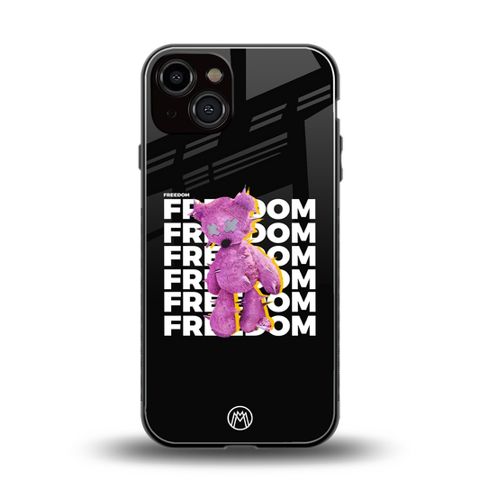 freefall back phone cover | glass case for iphone 13