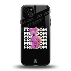 freefall back phone cover | glass case for iphone 14 plus