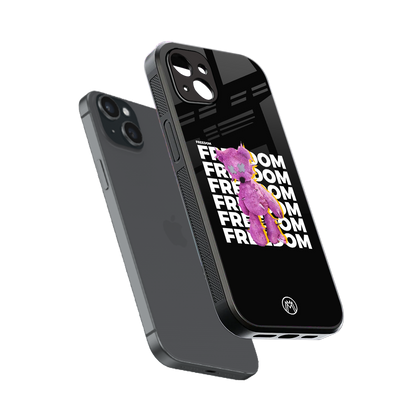 freefall back phone cover | glass case for iphone 14 plus