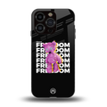 freefall back phone cover | glass case for iphone 15 pro