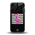 freefall back phone cover | glass case for iphone 15