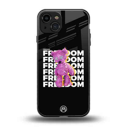 freefall back phone cover | glass case for iphone 15