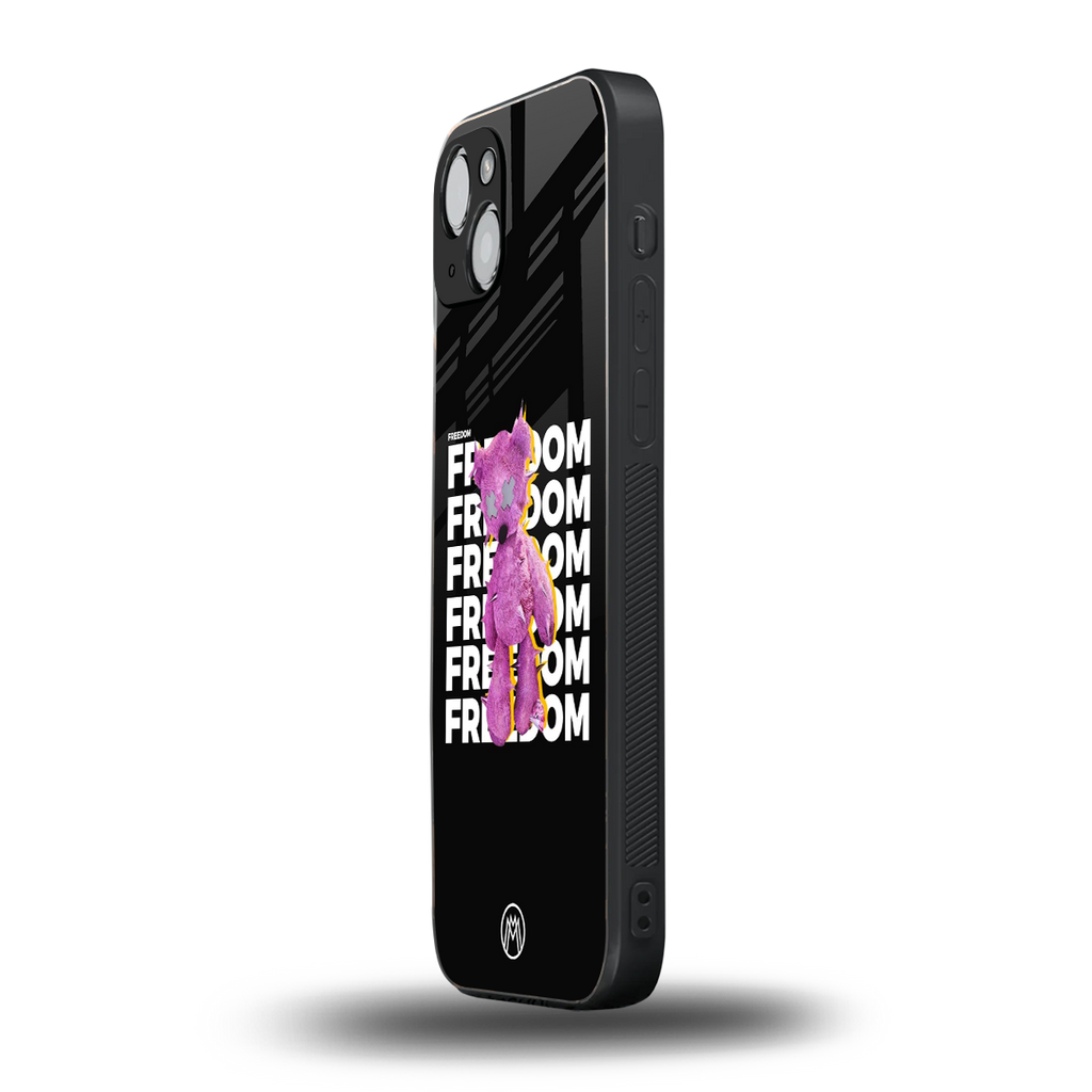 freefall back phone cover | glass case for iphone 15