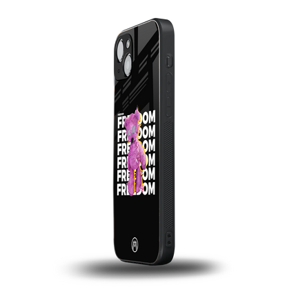 freefall back phone cover | glass case for iphone 15