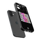 freefall back phone cover | glass case for iphone 16 plus