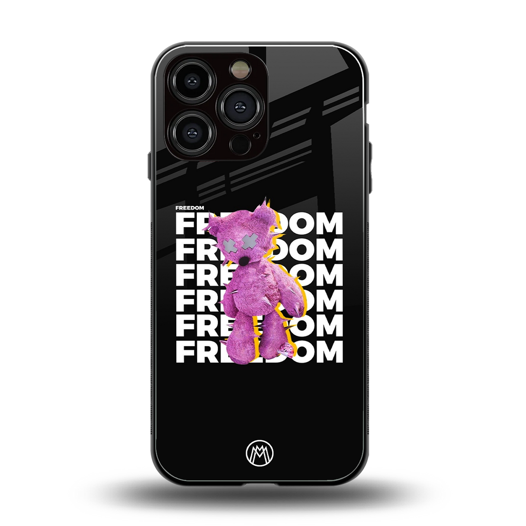 freefall back phone cover | glass case for iphone 16 pro max