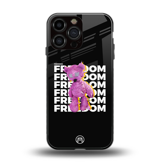 freefall back phone cover | glass case for iphone 16 pro max