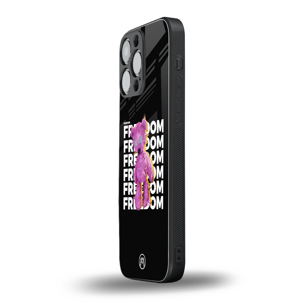freefall back phone cover | glass case for iphone 16 pro max