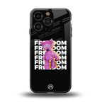 freefall back phone cover | glass case for iphone 16 pro