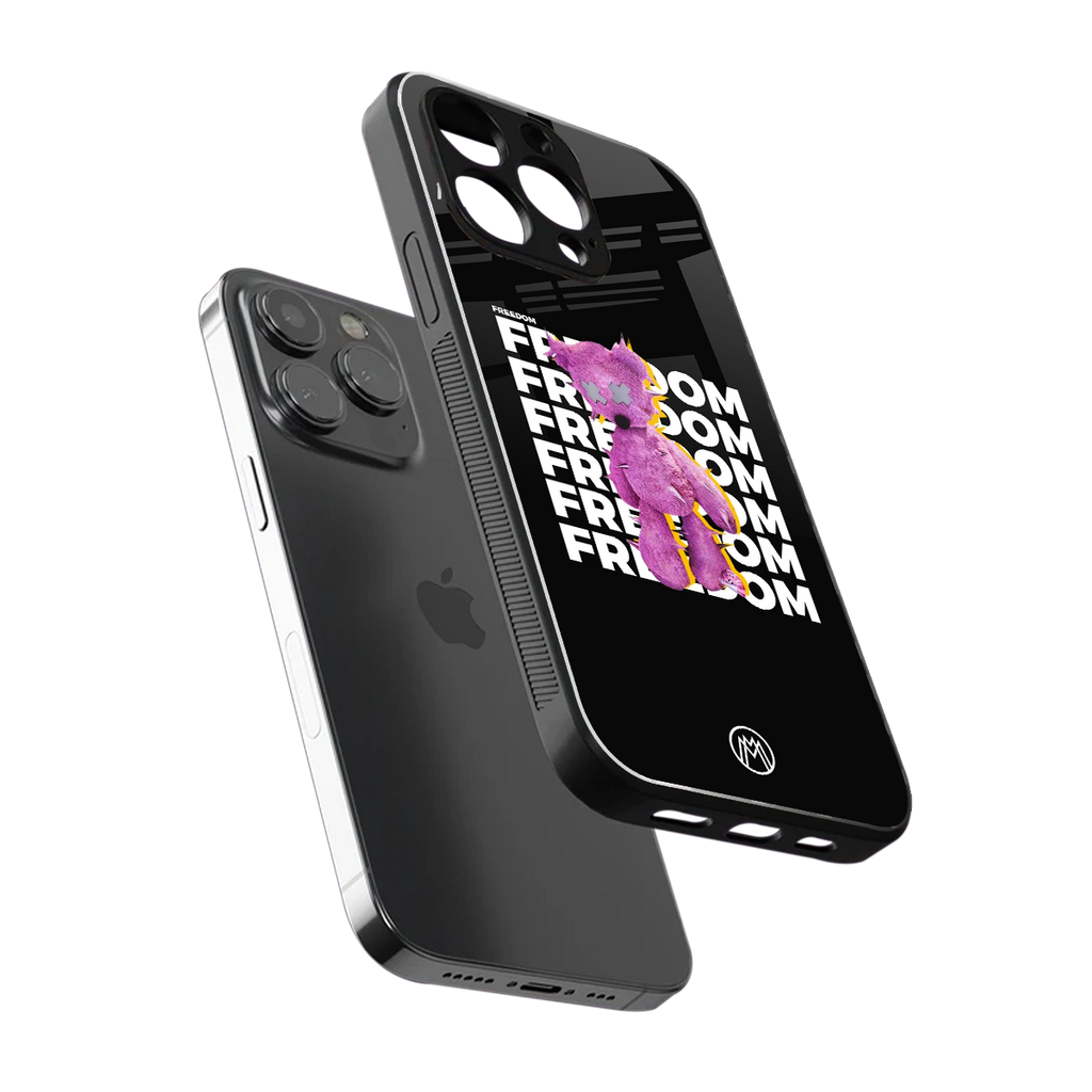 freefall back phone cover | glass case for iphone 16 pro