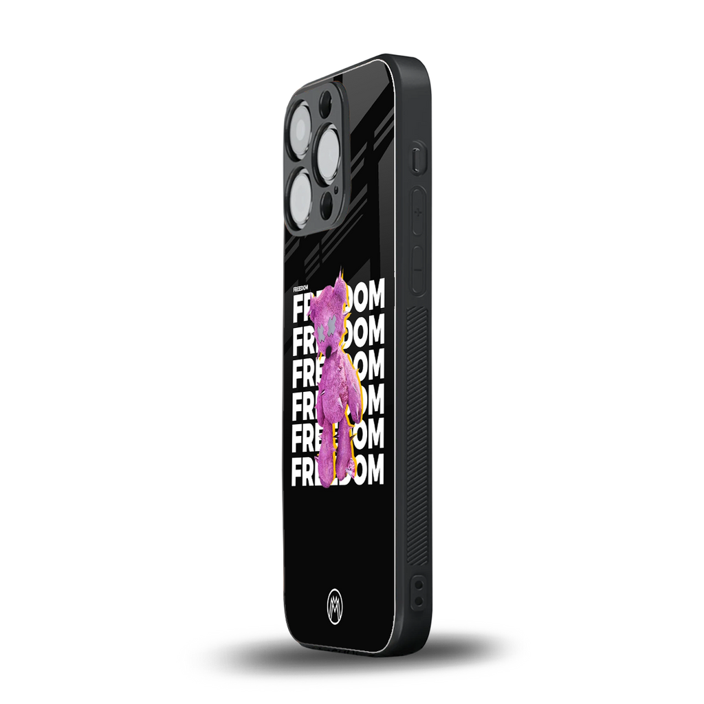 freefall back phone cover | glass case for iphone 16 pro