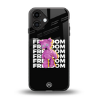 freefall back phone cover | glass case for iphone 16