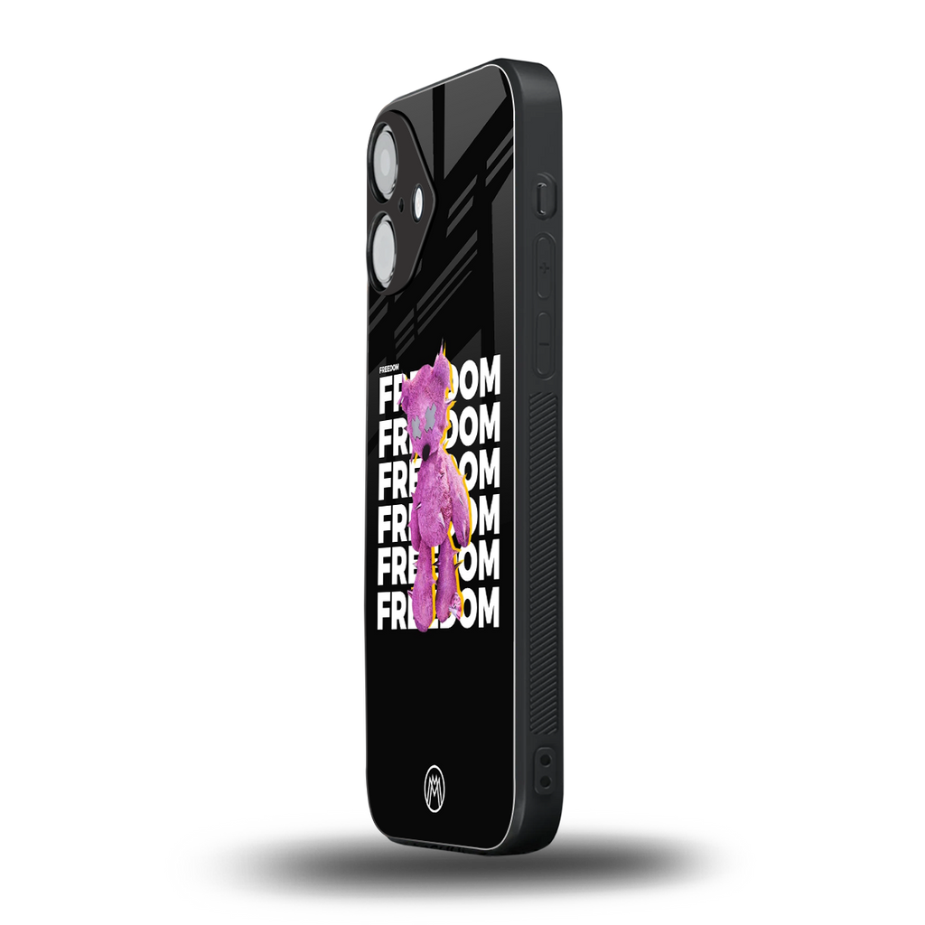 freefall back phone cover | glass case for iphone 16