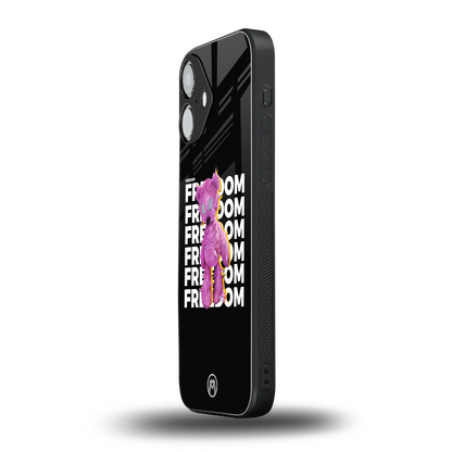 freefall back phone cover | glass case for iphone 16