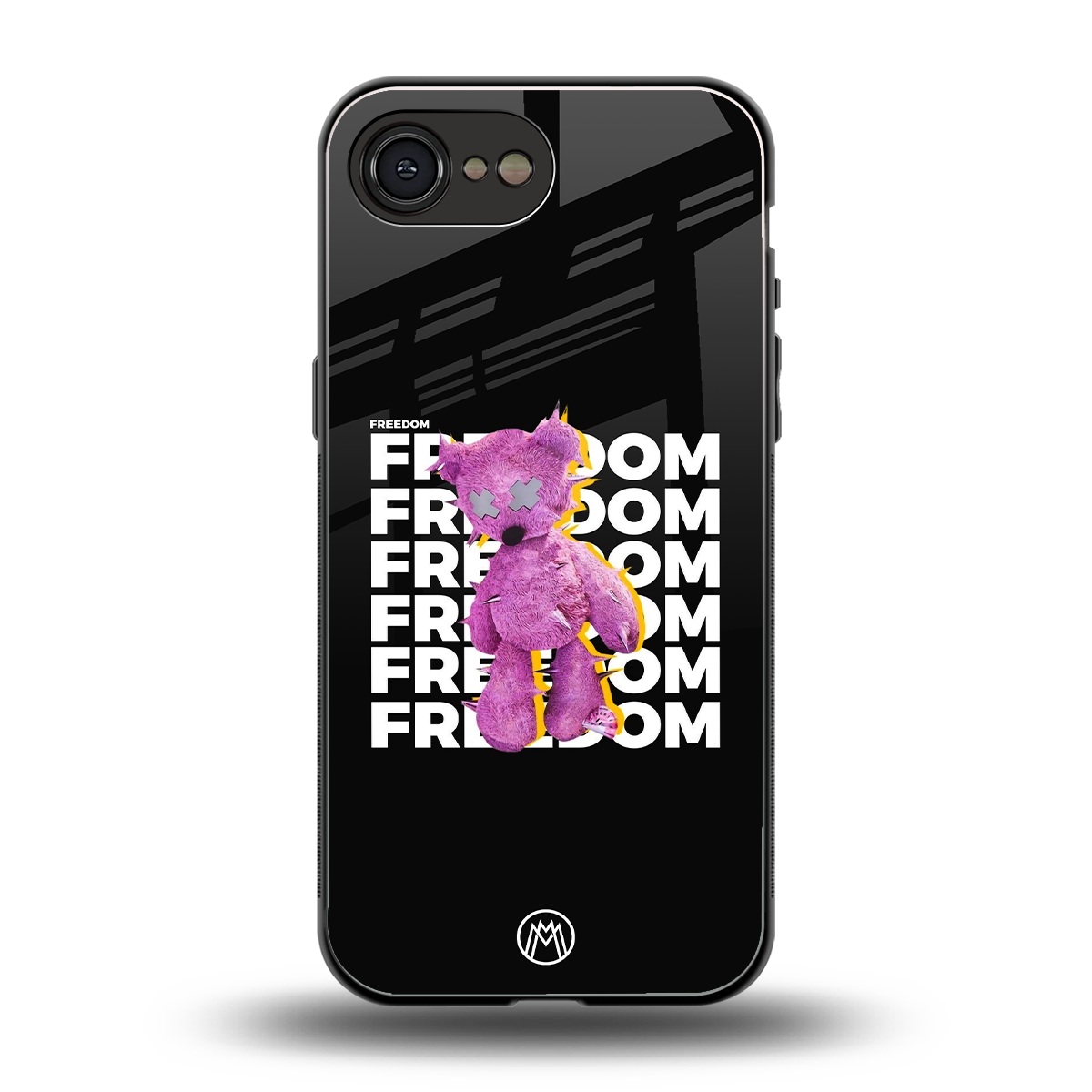 freefall back phone cover | glass case for iphone 16e