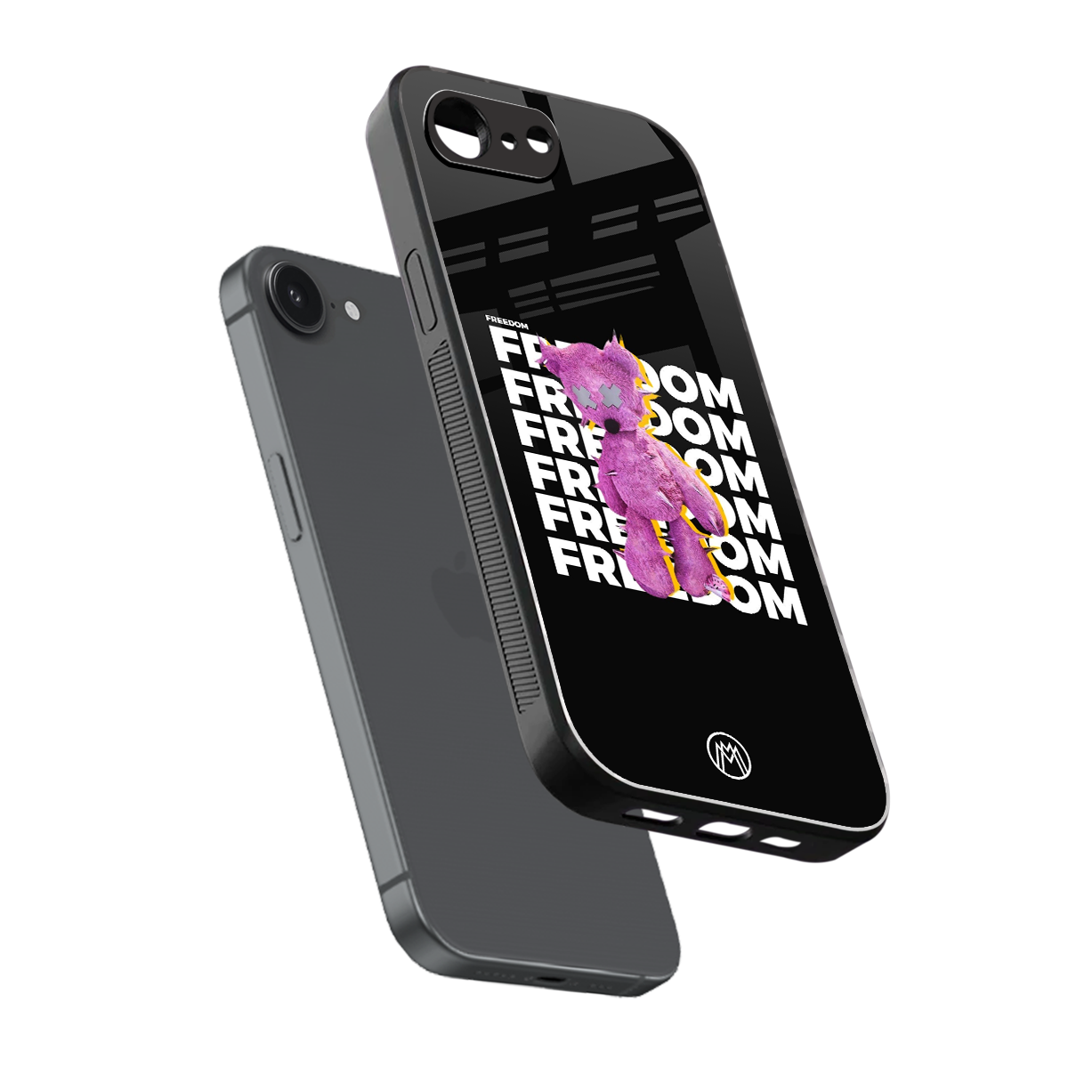 freefall back phone cover | glass case for iphone 16e