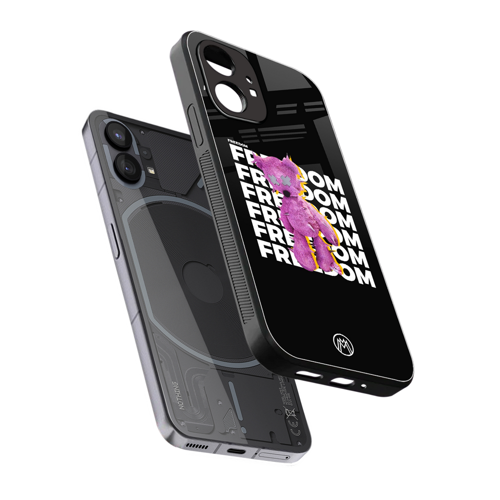 freefall back phone cover | glass case for nothing phone 1