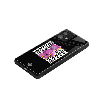 freefall back phone cover | glass case for nothing phone 1