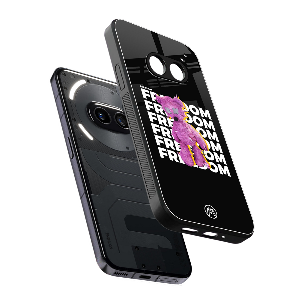 freefall back phone cover | glass case for nothing phone 2a