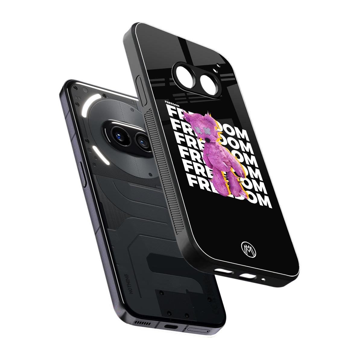 freefall back phone cover | glass case for nothing phone 2a