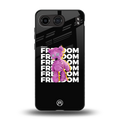 freefall back phone cover | glass case for oneplus nord 4