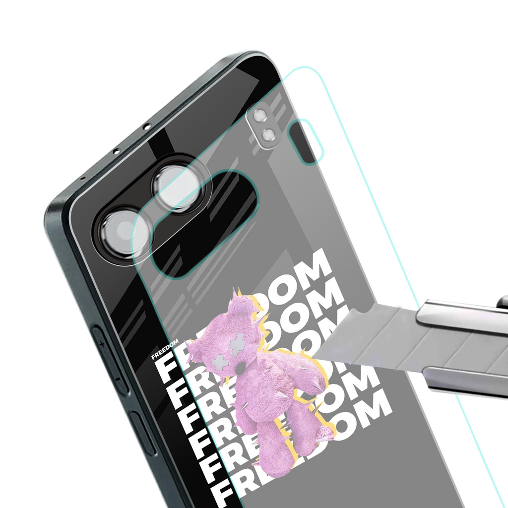 freefall back phone cover | glass case for oneplus nord 4