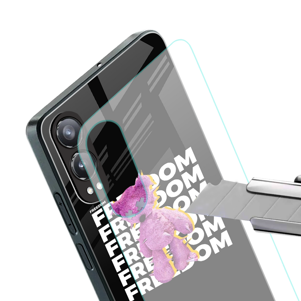 freefall back phone cover | glass case for oneplus nord ce 4 lite