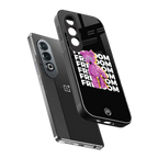 freefall back phone cover | glass case for oneplus nord ce 4