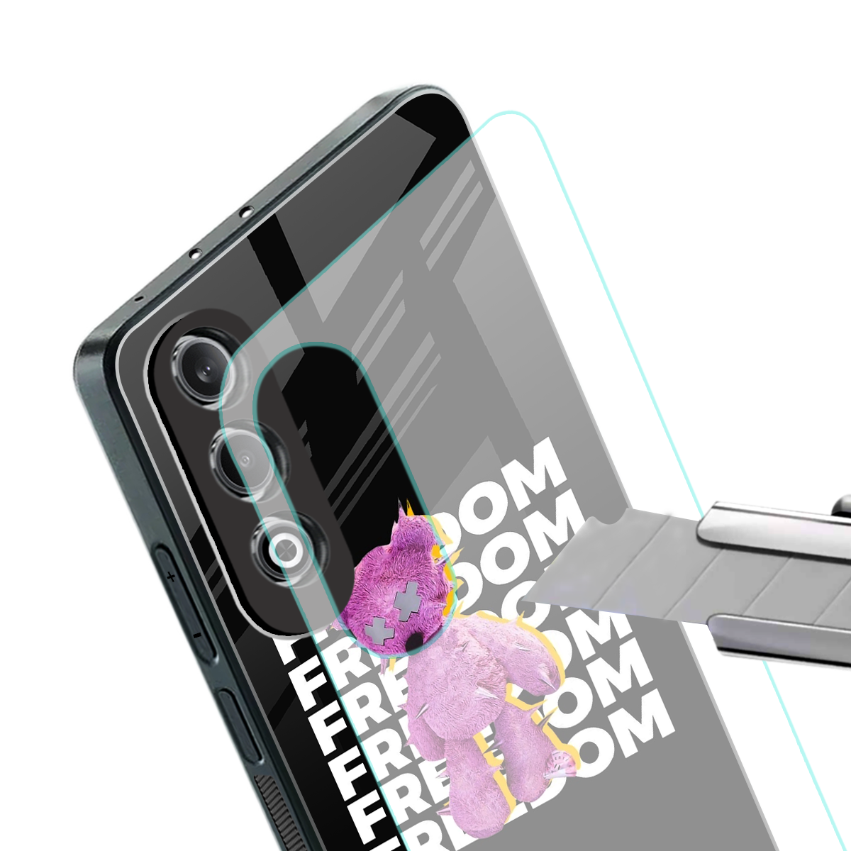 freefall back phone cover | glass case for oneplus nord ce 4