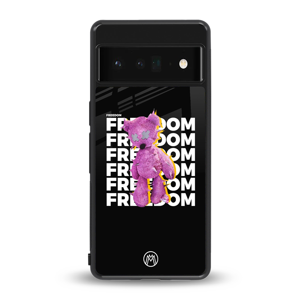 freefall back phone cover | glass case for google pixel 6 pro