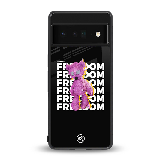 freefall back phone cover | glass case for google pixel 6 pro