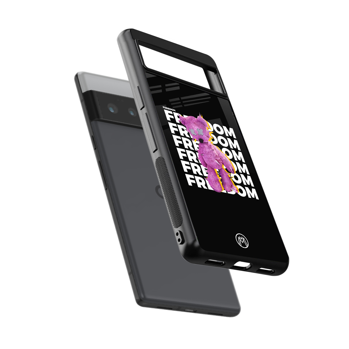 freefall back phone cover | glass case for google pixel 6 pro