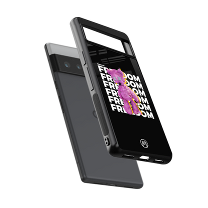 freefall back phone cover | glass case for google pixel 6 pro