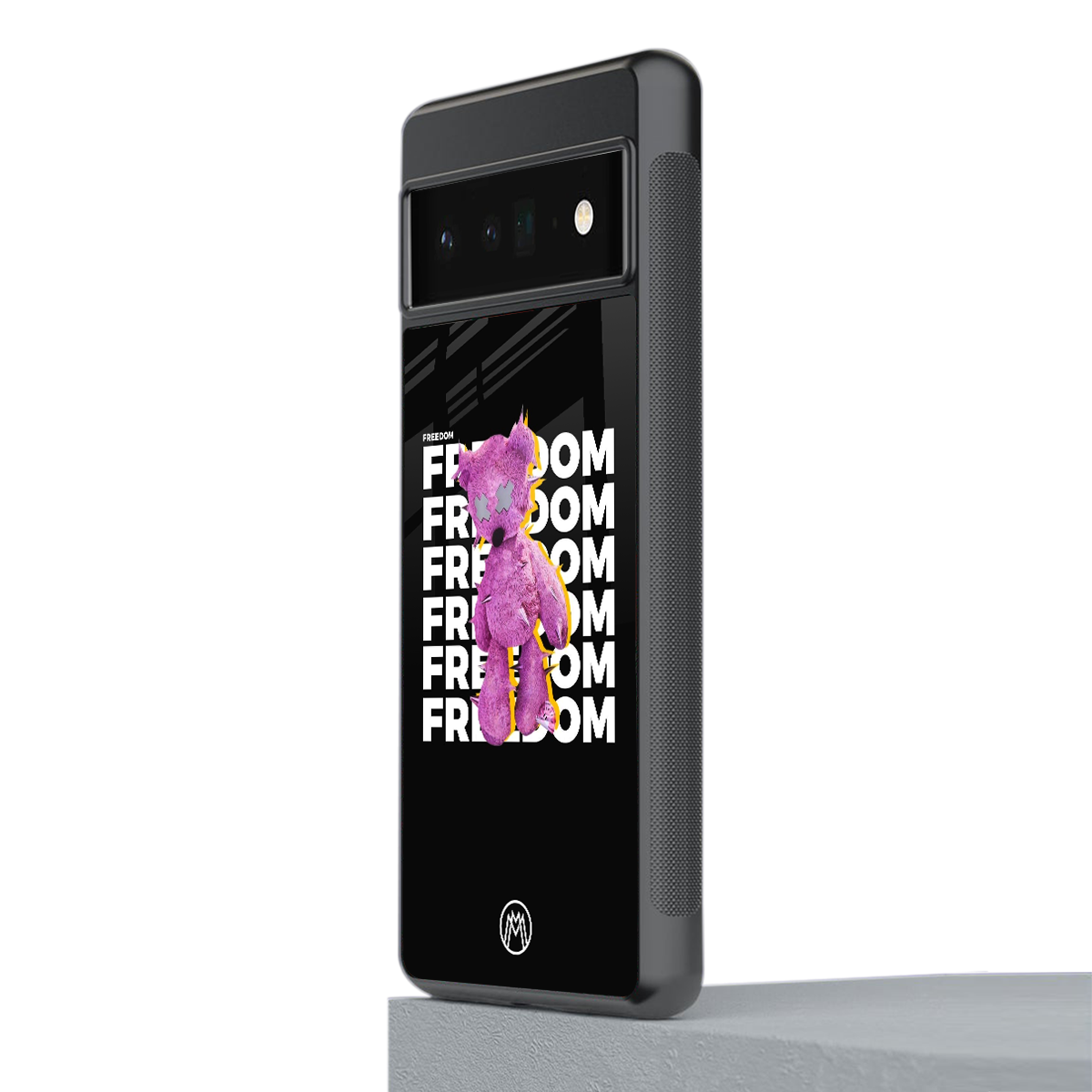 freefall back phone cover | glass case for google pixel 6 pro