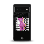 freefall back phone cover | glass case for google pixel 6