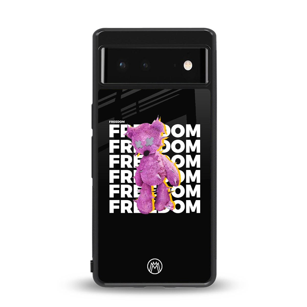 freefall back phone cover | glass case for google pixel 6