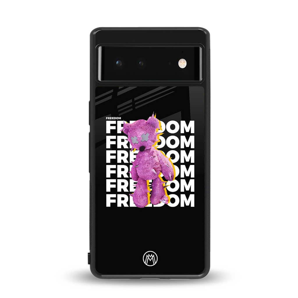 freefall back phone cover | glass case for Google Pixel 6A