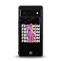 freefall back phone cover | glass case for Google Pixel 6A