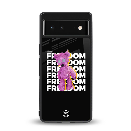 freefall back phone cover | glass case for Google Pixel 6A